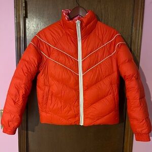 Cotopaxi retro red checker reversible puffer jacket sz S